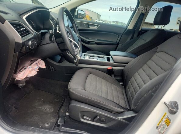 2FMPK3J99MBA21520 2021 FORD EDGE White Widok wnętrza z przodu