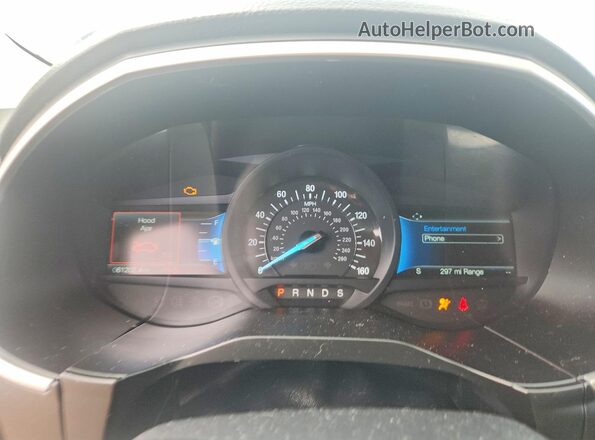 2FMPK3J99MBA21520 2021 FORD EDGE White Widok zestawu wskaźników