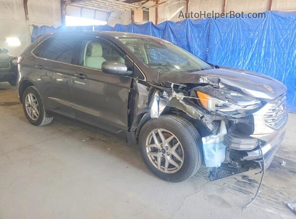 2FMPK3J99MBA65632 2021 FORD EDGE Gray Передня права чверть