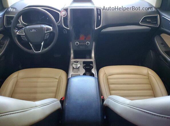 2FMPK3J99MBA65632 2021 FORD EDGE Gray Вид панелі приладів