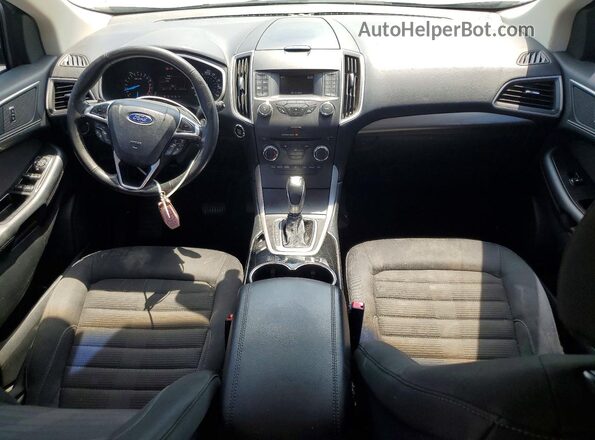 2FMPK3J9XGBB89686 2016 FORD EDGE Silver Widok deski rozdzielczej