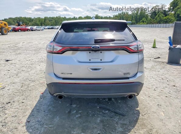 2FMPK3J9XGBB89686 2016 FORD EDGE Silver Widok z tyłu