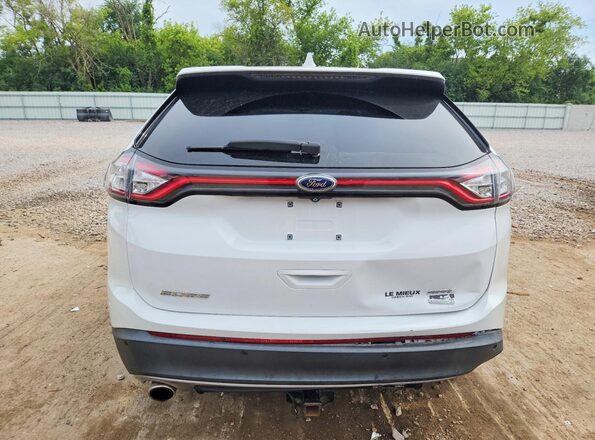 2FMPK3J9XGBC42855 2016 FORD EDGE White Вид ззаду