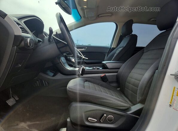 2FMPK3J9XGBC42855 2016 FORD EDGE White Вид салону спереду