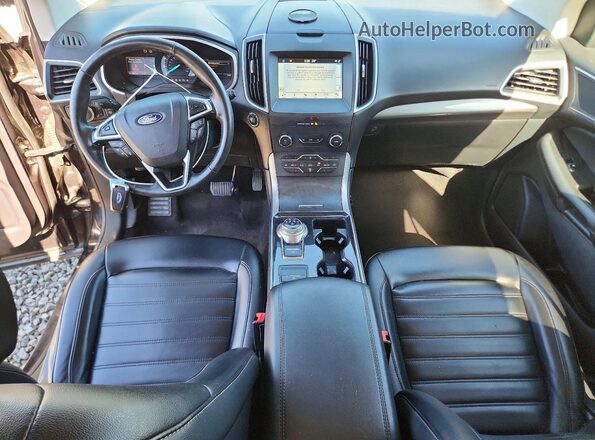 2FMPK3J9XKBB62027 2019 FORD EDGE Black წინა პანელის ხედი