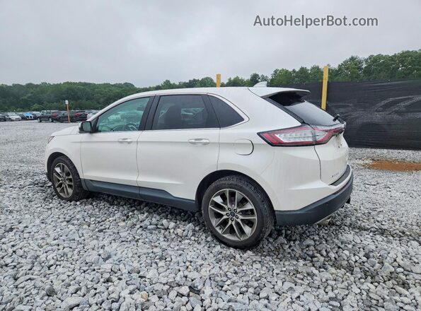 2FMPK3K80GBB09298 2016 FORD EDGE White Trasero izquierdo