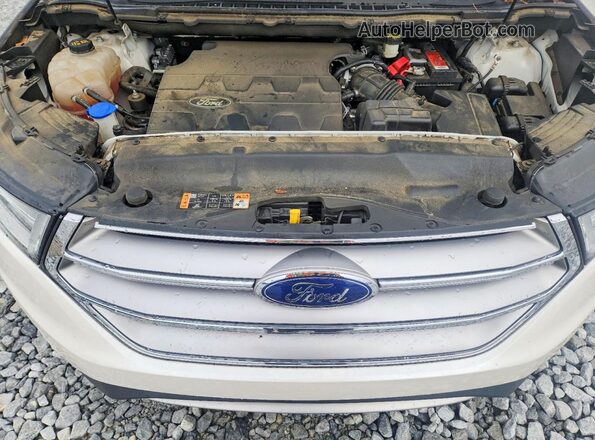 2FMPK3K80GBB09298 2016 FORD EDGE White Vista interior trasera