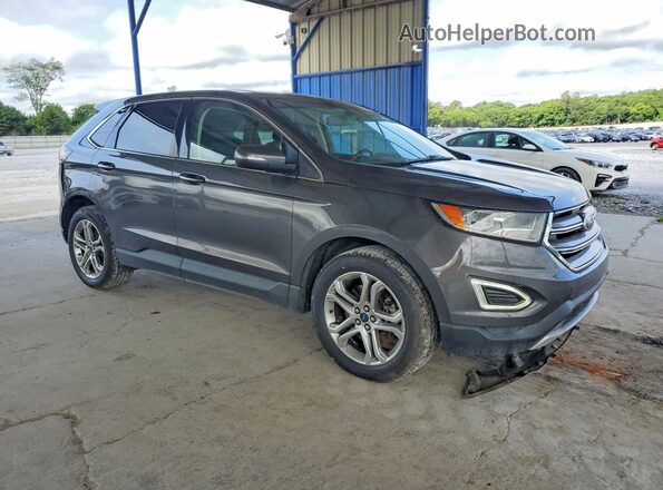 2FMPK3K80HBC24548 2017 FORD EDGE Charcoal Front right