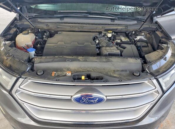 2FMPK3K80HBC24548 2017 FORD EDGE Charcoal Rear interior view