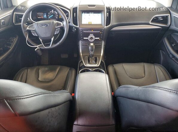 2FMPK3K80HBC24548 2017 FORD EDGE Charcoal Dashboard view