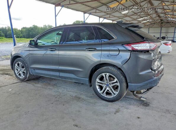 2FMPK3K80HBC24548 2017 FORD EDGE Charcoal Rear left
