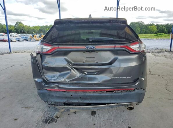 2FMPK3K80HBC24548 2017 FORD EDGE Charcoal Rear view