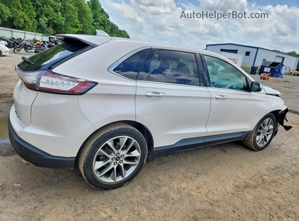 2FMPK3K80JBC27908 2018 FORD EDGE White Tył prawy