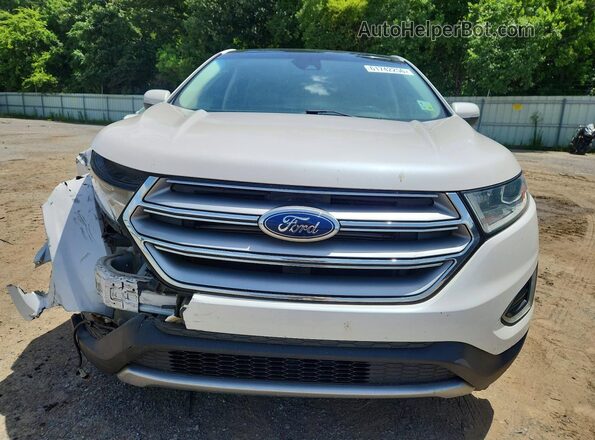 2FMPK3K80JBC27908 2018 FORD EDGE White Widok z przodu