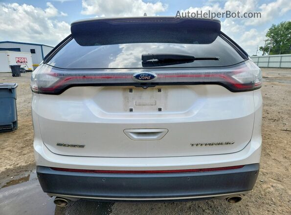 2FMPK3K80JBC27908 2018 FORD EDGE White Widok z tyłu