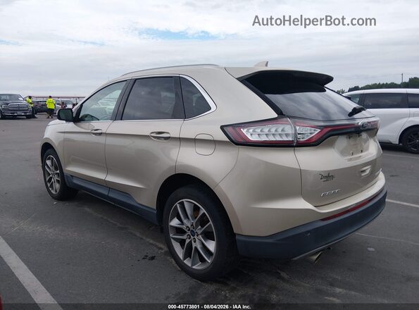 2FMPK3K82HBC40699 2017 FORD EDGE Champagne Հետևի ձախ
