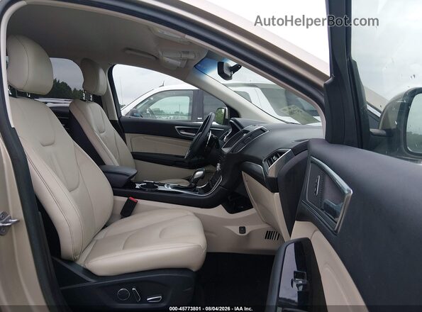 2FMPK3K82HBC40699 2017 FORD EDGE Champagne Սալոնի դիմացի տեսք