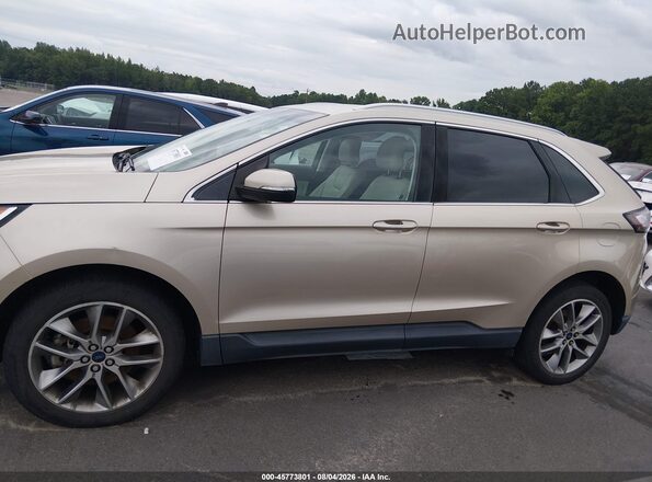 2FMPK3K82HBC40699 2017 FORD EDGE Champagne Սալոնի 360 աստիճան տեսք