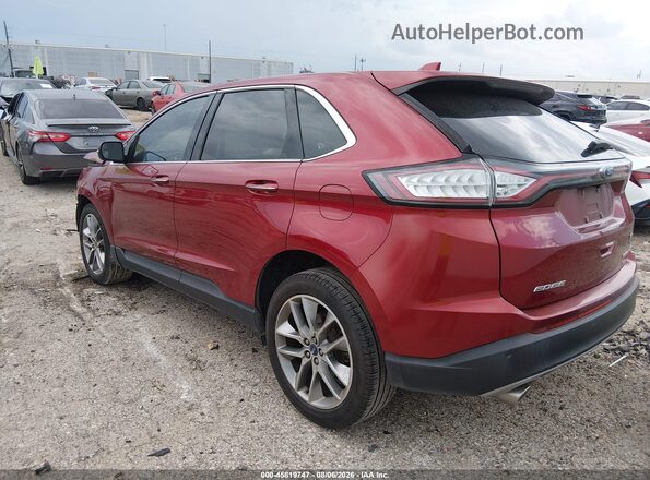 2FMPK3K82JBB72247 2018 FORD EDGE Burgundy Հետևի ձախ