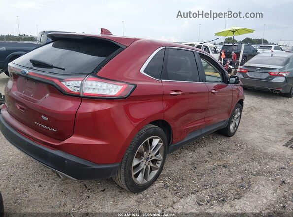 2FMPK3K82JBB72247 2018 FORD EDGE Burgundy Հետևի աջ