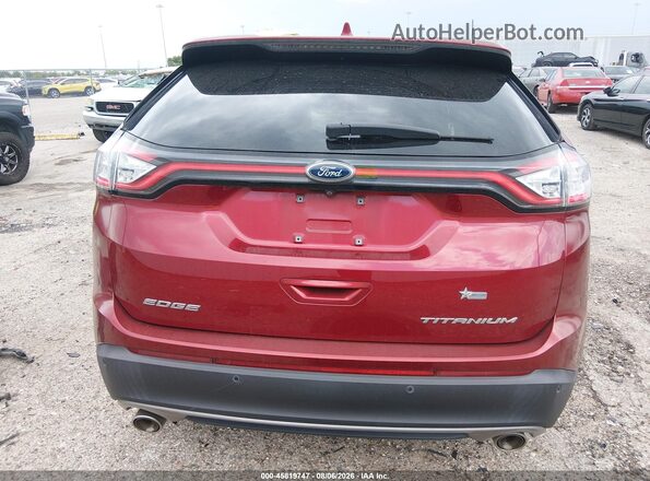 2FMPK3K82JBB72247 2018 FORD EDGE Burgundy 