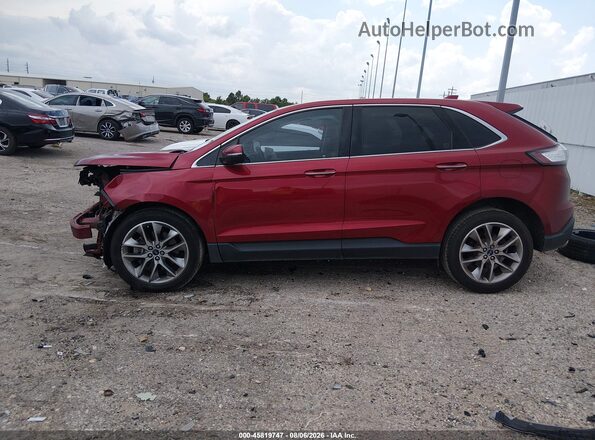 2FMPK3K82JBB72247 2018 FORD EDGE Burgundy 