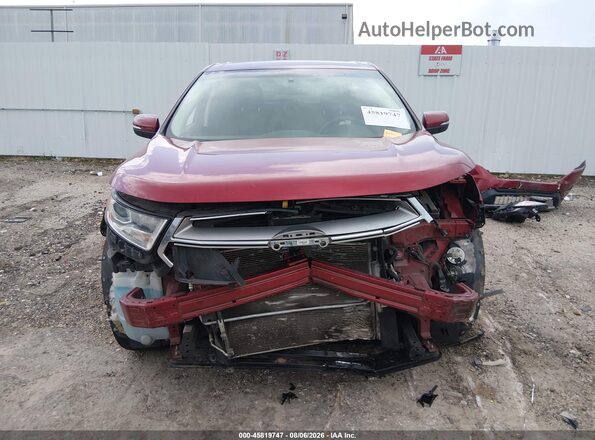 2FMPK3K82JBB72247 2018 FORD EDGE Burgundy Սալոնի հետևի տեսք