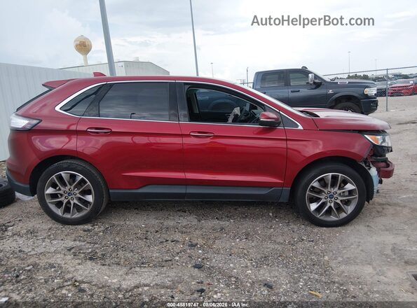 2FMPK3K82JBB72247 2018 FORD EDGE Burgundy Սալոնի 360 աստիճան տեսք