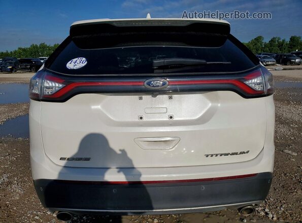 2FMPK3K82JBC55130 2018 FORD EDGE White Widok z tyłu