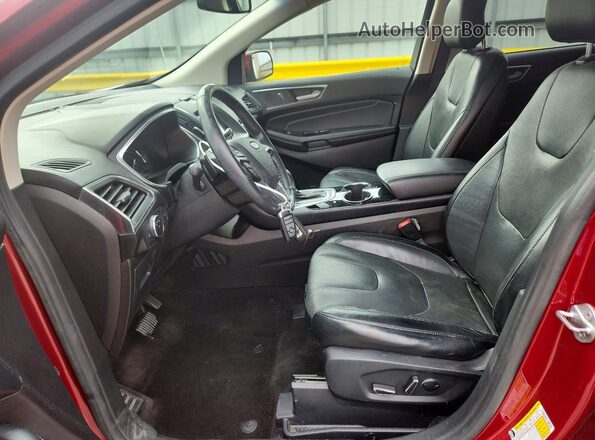 2FMPK3K83HBC48794 2017 FORD EDGE Red Vista interior delantera