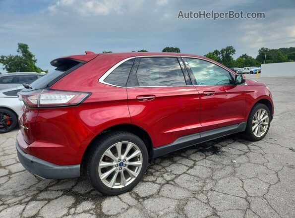 2FMPK3K83HBC48794 2017 FORD EDGE Red Trasero derecho