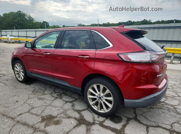 2FMPK3K83HBC48794 2017 FORD EDGE Red Trasero izquierdo