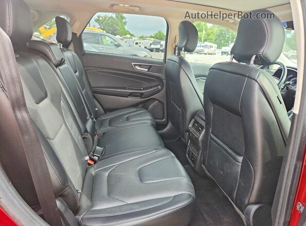 2FMPK3K83HBC48794 2017 FORD EDGE Red Vista interior trasera