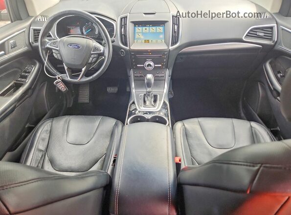 2FMPK3K83HBC48794 2017 FORD EDGE Red Vista del salpicadero