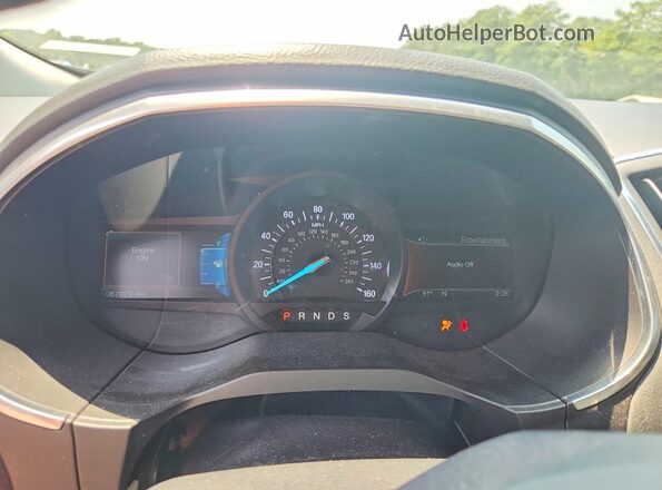 2FMPK3K83JBC18328 2018 FORD EDGE Burgundy Սարքավորումների վահանակի տեսք