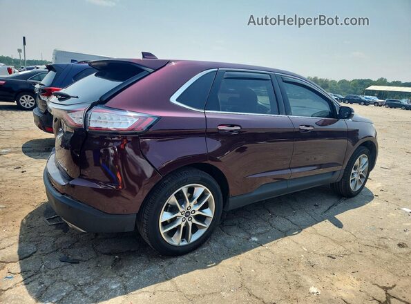 2FMPK3K83JBC18328 2018 FORD EDGE Burgundy Հետևի աջ