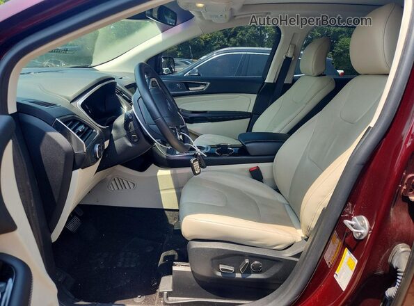 2FMPK3K83JBC18328 2018 FORD EDGE Burgundy Սալոնի դիմացի տեսք