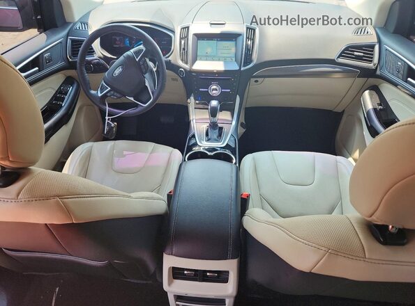2FMPK3K83JBC18328 2018 FORD EDGE Burgundy Առջևի վահանակի տեսք