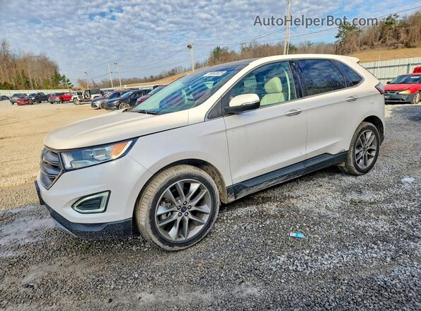 2FMPK3K83JBC35243 2018 FORD EDGE White Задня ліва чверть