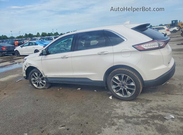 2FMPK3K84GBC37172 2016 FORD EDGE White Հետևի ձախ