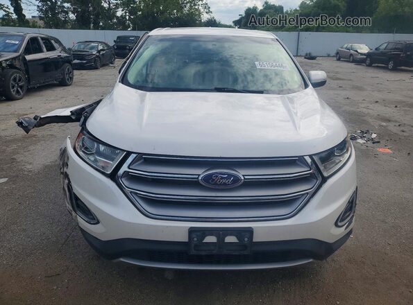 2FMPK3K84GBC37172 2016 FORD EDGE White Դիմացի տեսք