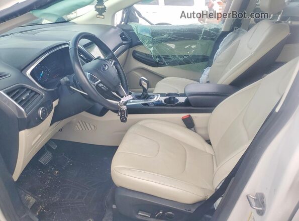 2FMPK3K84GBC37172 2016 FORD EDGE White Սալոնի դիմացի տեսք
