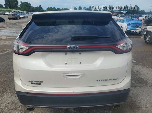 2FMPK3K84GBC37172 2016 FORD EDGE White Հետևի տեսք