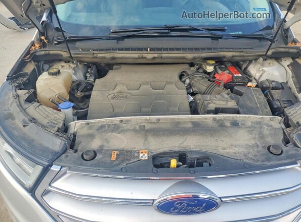 2FMPK3K86JBB52020 2018 FORD EDGE Silver Vista interior trasera