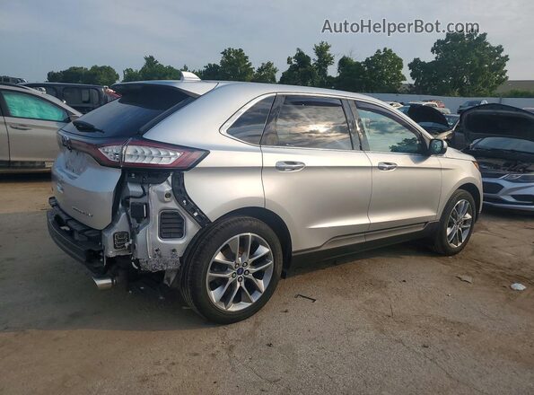 2FMPK3K86JBB52020 2018 FORD EDGE Silver Trasero derecho