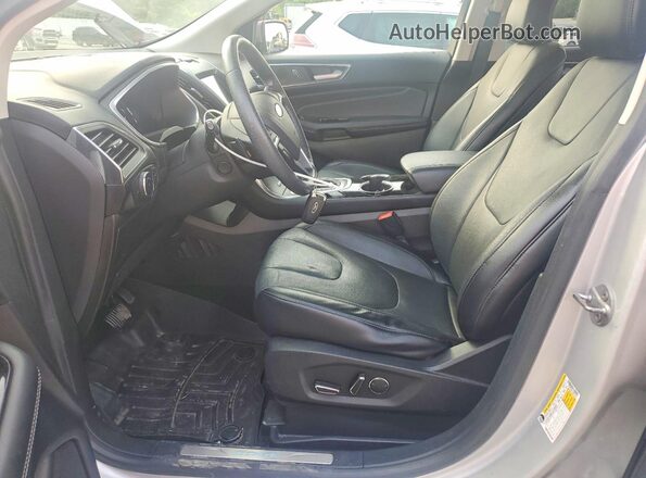 2FMPK3K86JBB52020 2018 FORD EDGE Silver Vista interior delantera