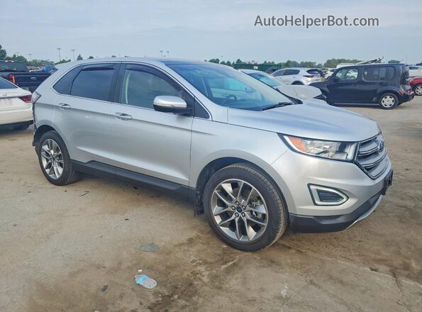 2FMPK3K86JBB52020 2018 FORD EDGE Silver Delantero derecho