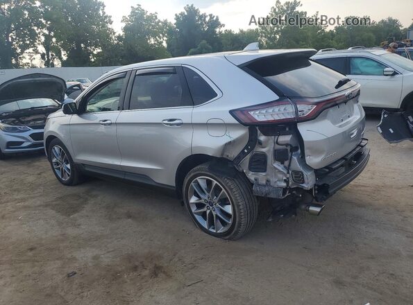 2FMPK3K86JBB52020 2018 FORD EDGE Silver Trasero izquierdo