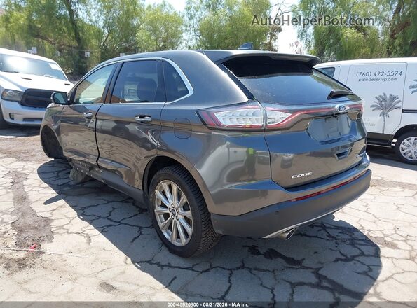 2FMPK3K87HBB79950 2017 FORD EDGE Gray Trasero izquierdo