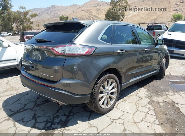 2FMPK3K87HBB79950 2017 FORD EDGE Gray Trasero derecho